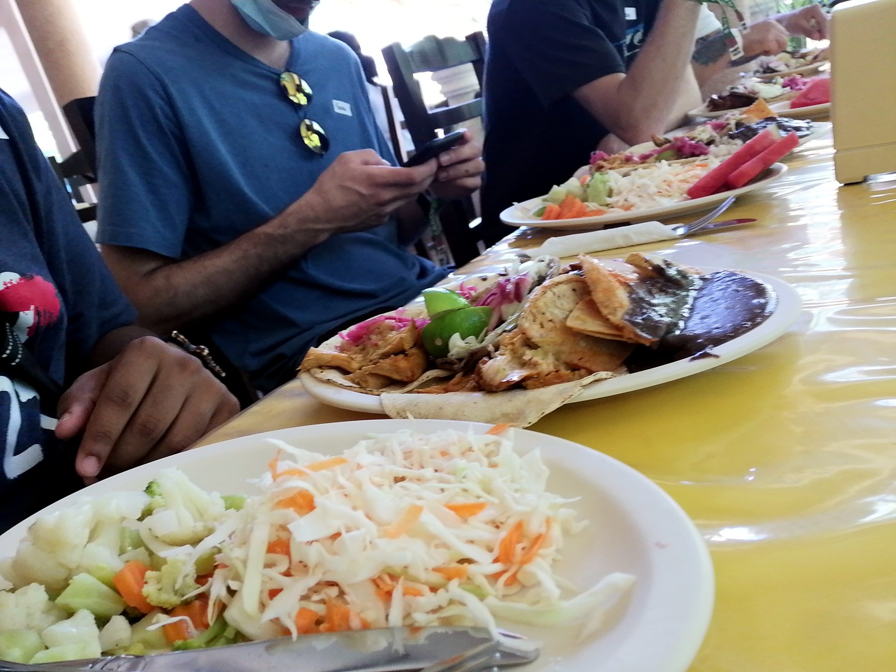 Lunch by the sea