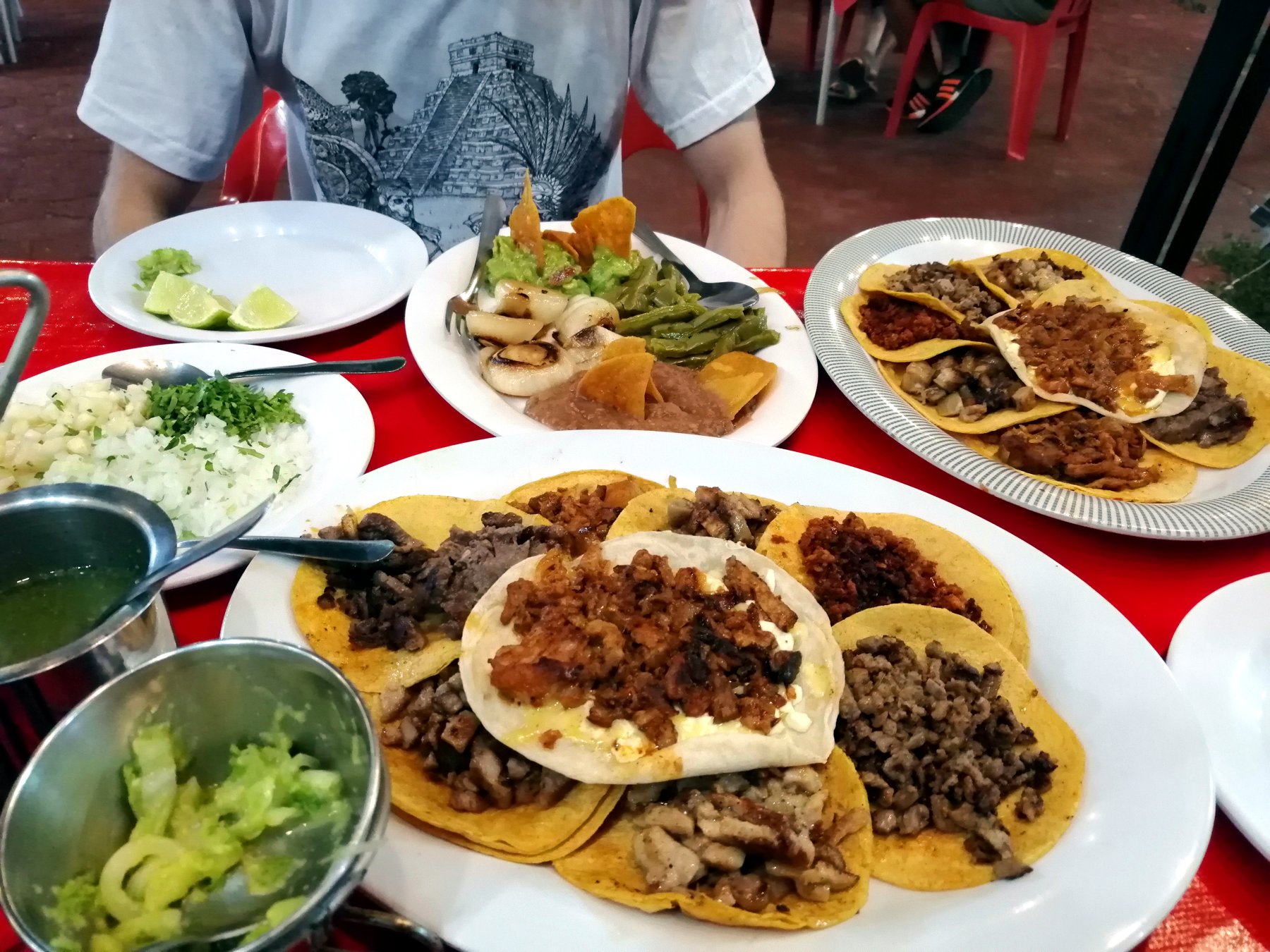 The taco spread