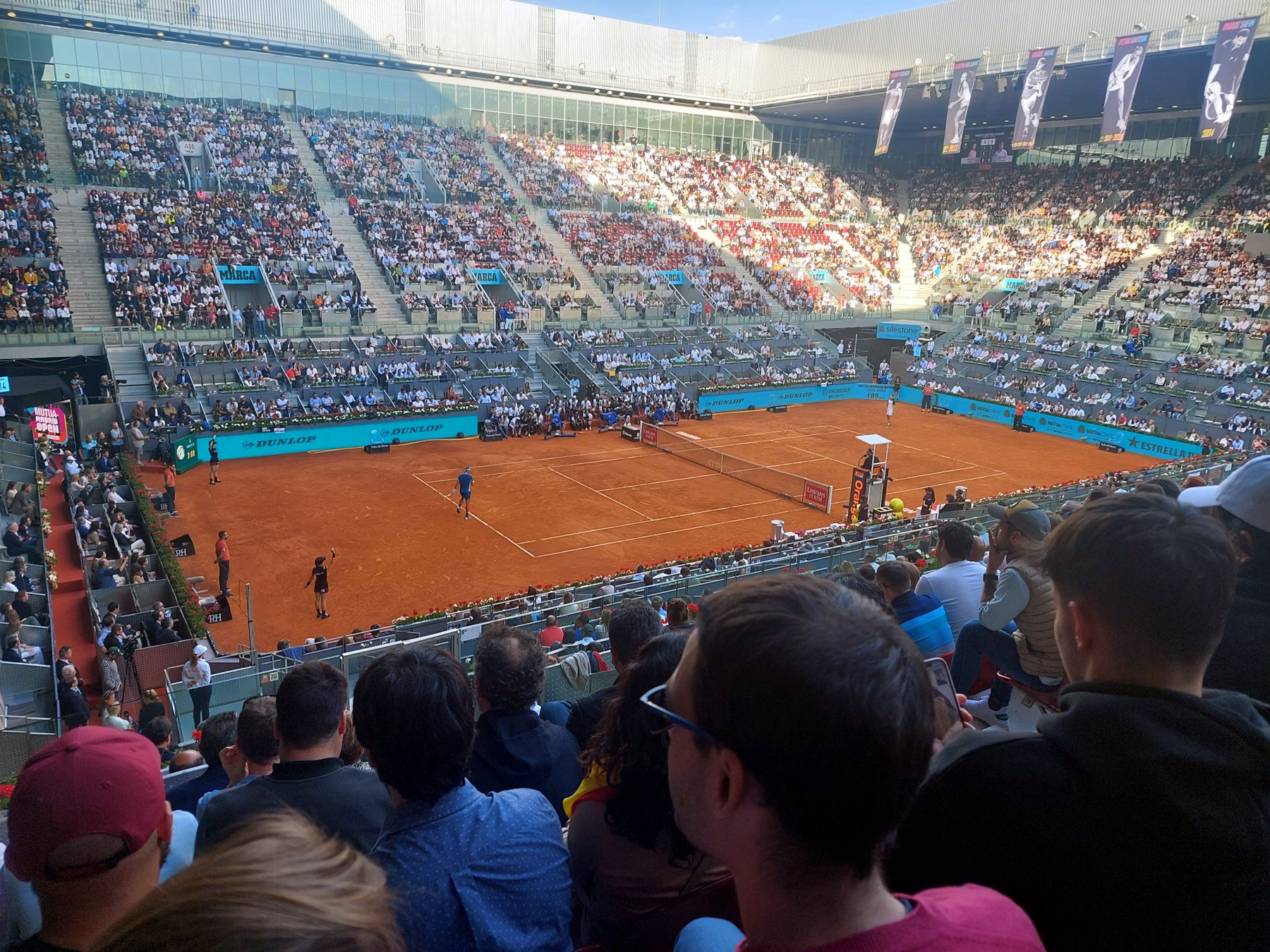 The Caja Mágica, packed