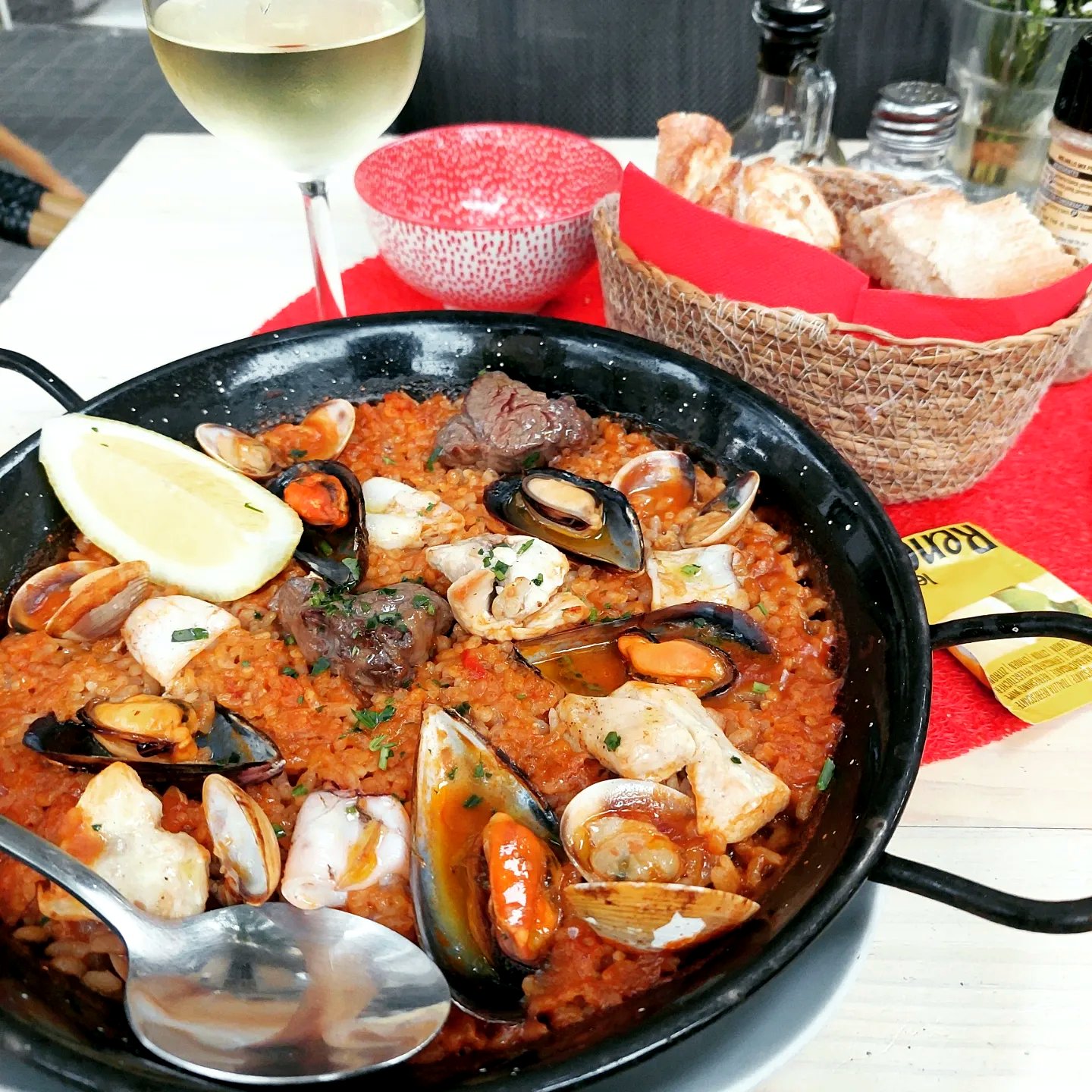 Tomato rice — my first paella